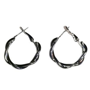Twist Hoop Earrings